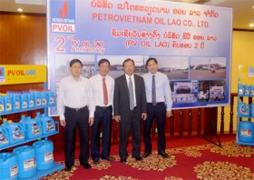 PV OIL LUBE ra mắt sản phẩm tại Lào
