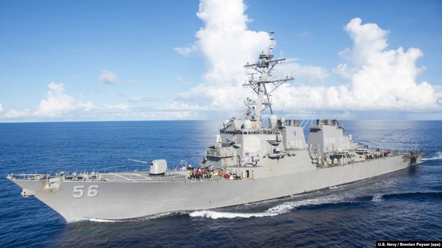 Mỹ đưa 2 tàu chiến tới eo biển Đài Loan bất chấp Trung Quốc phản đối - 1