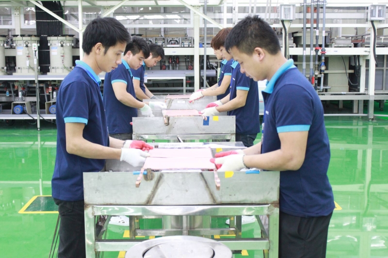 Sản xuất linh kiện điện tử tại Nhà máy FPCB Bắc Ninh