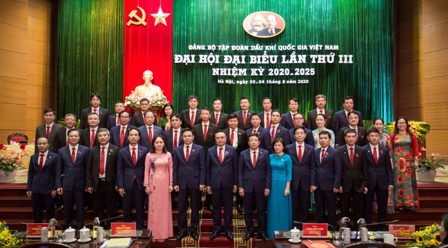 Ban Chấp hành Đảng bộ Tập đoàn Dầu khí Quốc gia Việt Nam Khóa III, nhiệm kỳ 2020 – 2025 ra mắt Đại hội