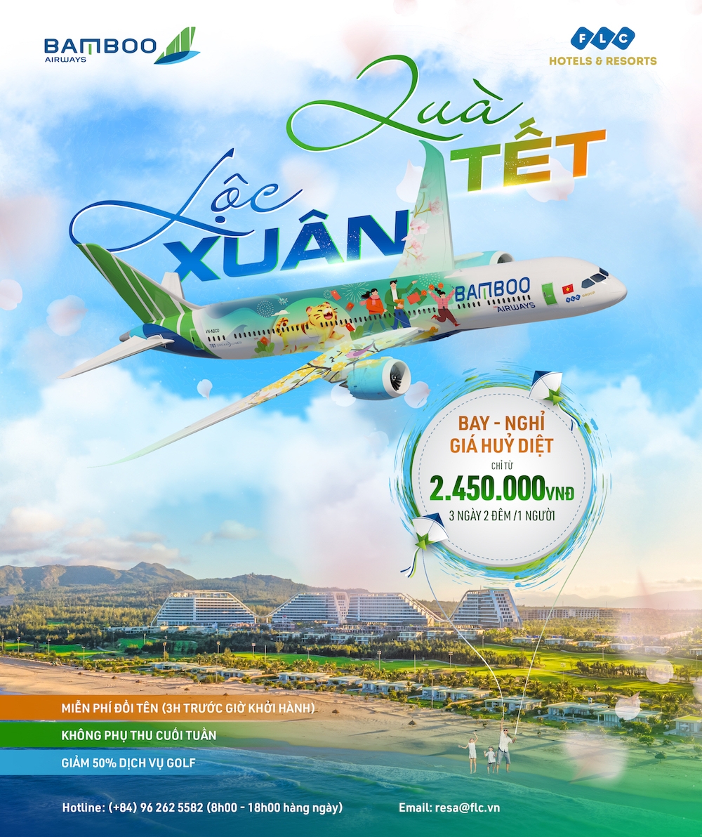 Du ngoạn Quy Nhơn rinh quà tết rước lộc xuân cùng Bamboo Airways