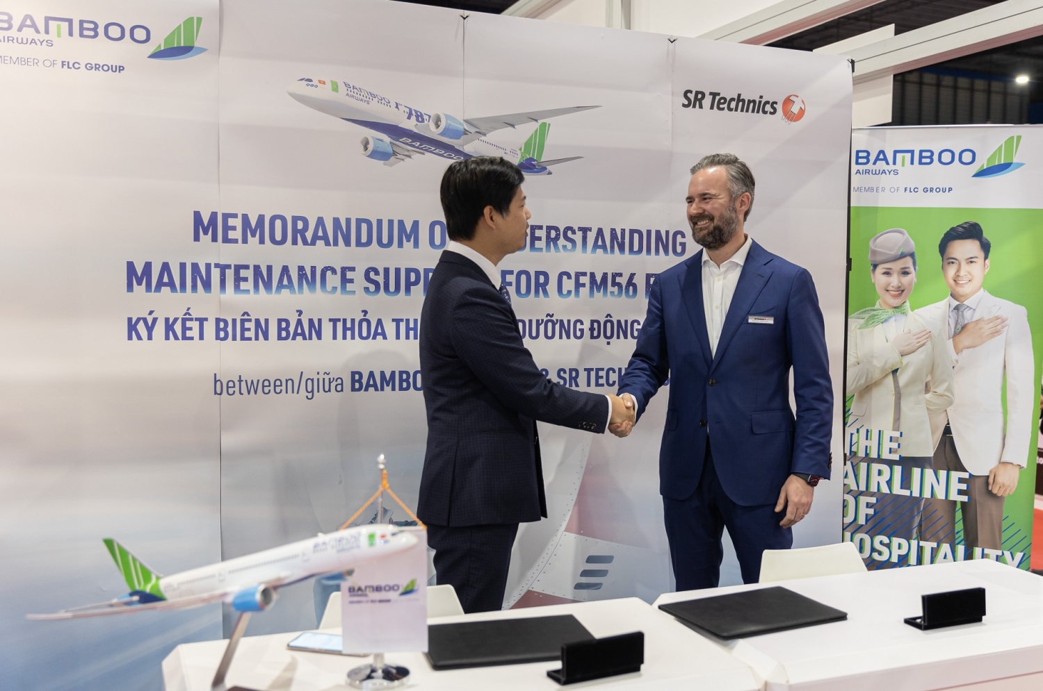 Bamboo Airways ký thỏa thuận động cơ trị giá 60 triệu USD với SR Technics, thảo luận mua Boeing 777X tại Singapore Airshow