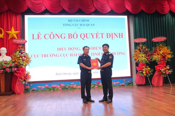 Bổ nhiệm ông Nguyễn Trần Hiệu làm Cục trưởng Cục Hải quan Bình Dương