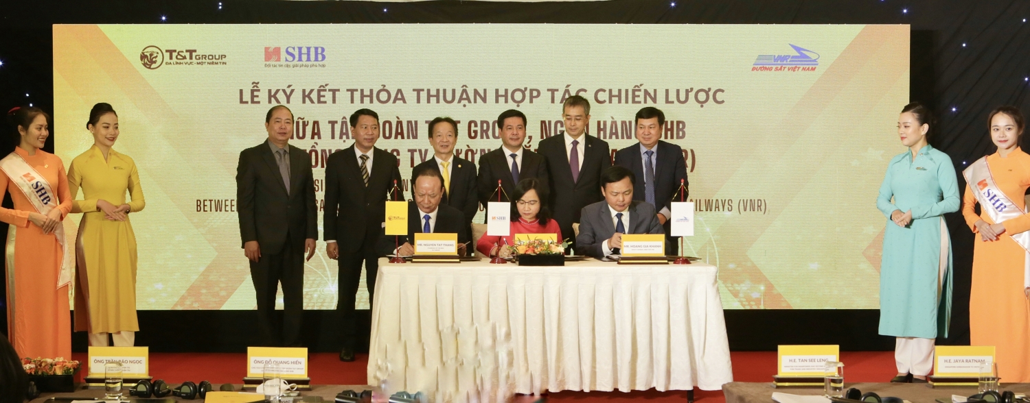 T&T Group, SHB hợp tác với Vietnam Airlines và Đường sắt Việt Nam