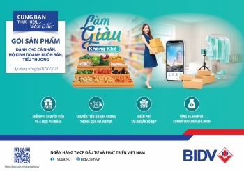 BIDV ra mắt gói sản phẩm toàn diện dành riêng cho khách hàng Tiểu thương