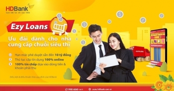 Tin nhanh ngân hàng ngày 9/10: HDBank ưu đãi lãi suất cho nhà cung cấp siêu thị qua chương trình tín dụng 100% online