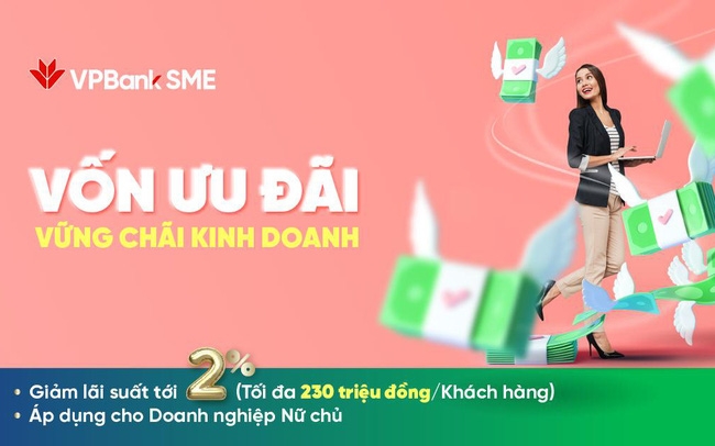 Tin nhanh ngân hàng ngày 19/10: VPBank giảm lãi suất, tăng ưu đãi cho doanh nghiệp có phụ nữ làm chủ