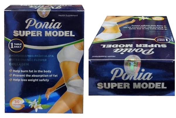 Cảnh báo sản phẩm giảm cân Poria super model có chứa chất cấm Sibutramine