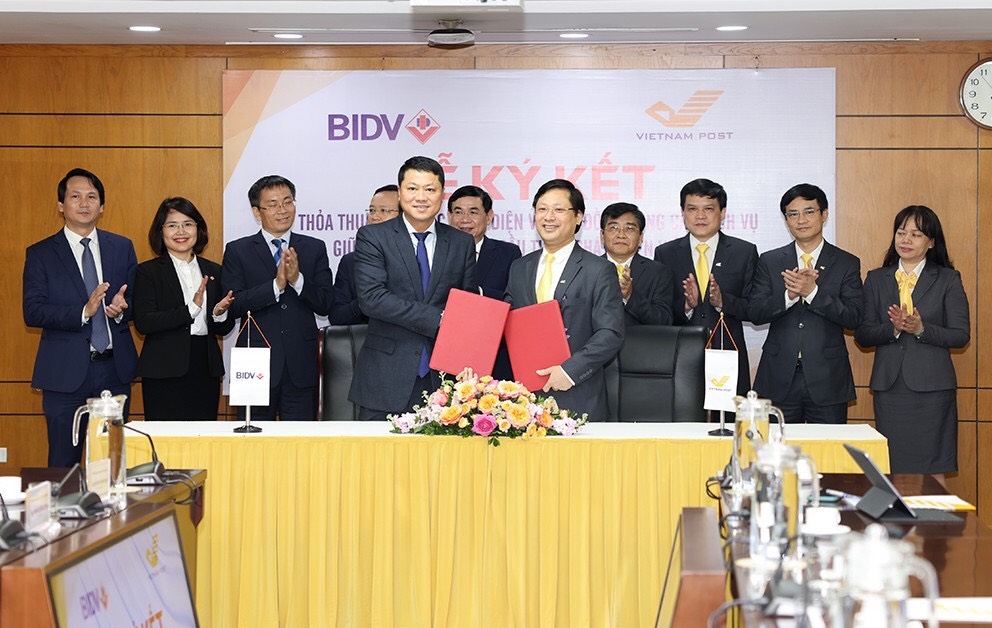 BIDV và Vietnam Post ký kết thỏa thuận hợp tác toàn diện tạo nhiều tiện ích cho khách hàng