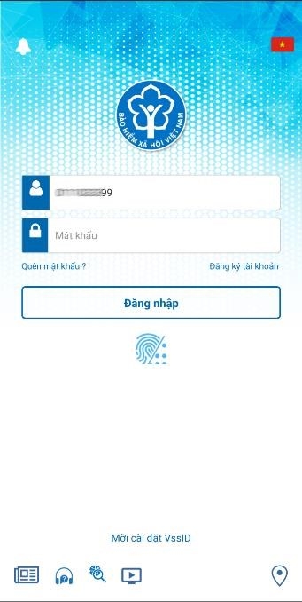 Quên mật khẩu ứng dụng VssID sẽ được BHXH cấp lại qua email cá nhân