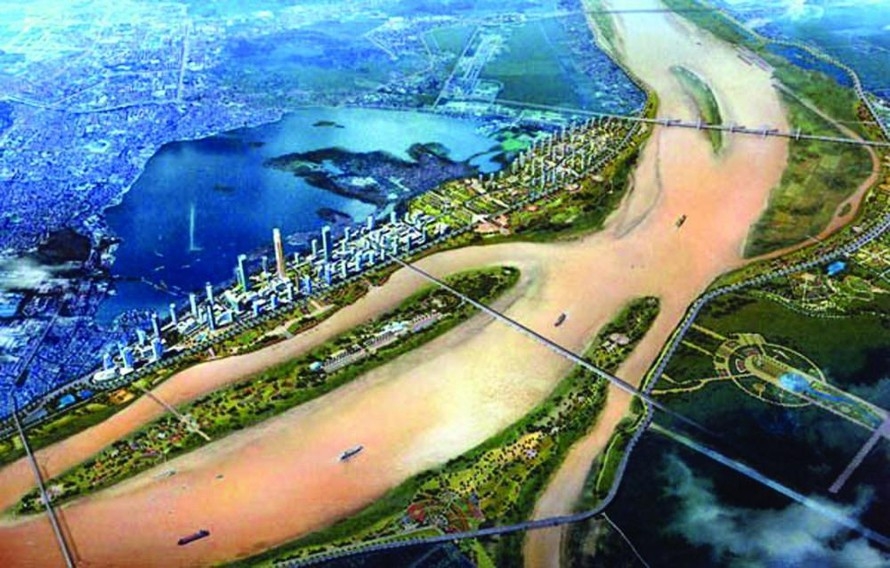 Tháng 1/2022, Hà Nội phê duyệt quy hoạch khu đô thị sông Hồng