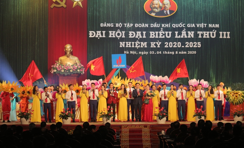 khai mac dai hoi dai bieu dang bo tap doan dau khi quoc gia viet nam lan thu iii nhiem ky 2020 2025