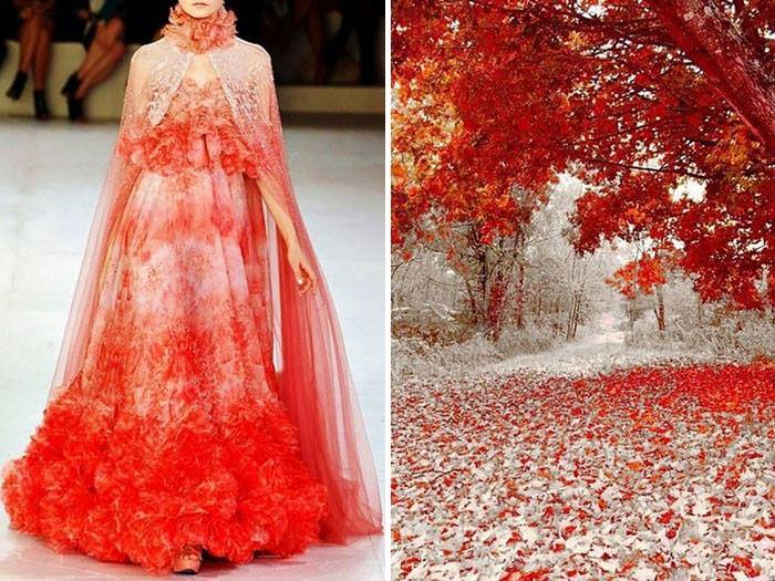 Những bộ váy tuyệt đẹp từ cảm hứng thiên nhiên