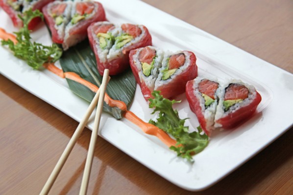 Hướng dẫn cách làm sushi hình trái tim