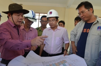 Lãnh đạo tỉnh Quảng Ngãi khảo sát Khu tái định cư dự án NCMR NMLD Dung Quất