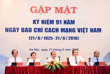 Thủ tướng dự buổi mặt gặp kỷ niệm 91 năm Ngày Báo chí Cách mạng Việt Nam