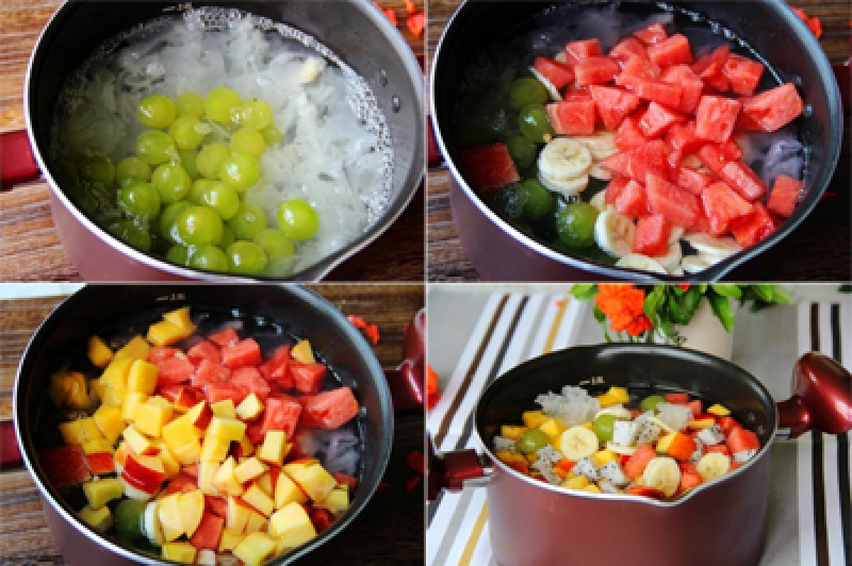 Cách nấu chè trái cây giải nhiệt mùa hè