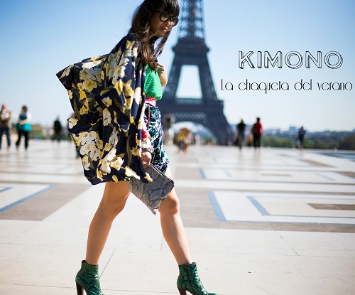 Sành điệu với áo khoác Kimono