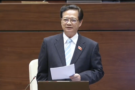 Toàn văn báo cáo giải trình và trả lời chất vất của Thủ tướng Nguyễn Tấn Dũng