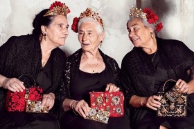 Các cụ bà "khuấy đảo" BST Xuân Hè 2015 của Docle & Gabbana