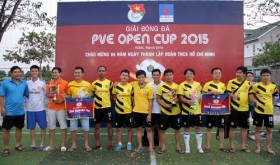 Đoàn Thanh niên PVE tổ chức thành công Cúp bóng đá PVE Mở rộng 2015