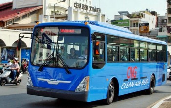 TP HCM có thêm 23 xe buýt sử dụng nhiên liệu sạch