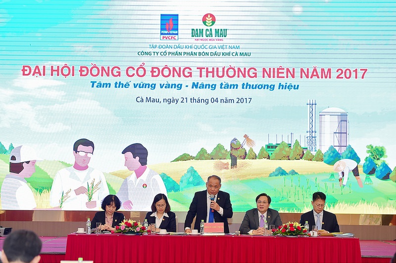 pvcfc to chuc thanh cong dai hoi dong co dong thuong nien nam 2017