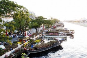 TP HCM sẽ có chợ hoa “trên bến dưới thuyền”