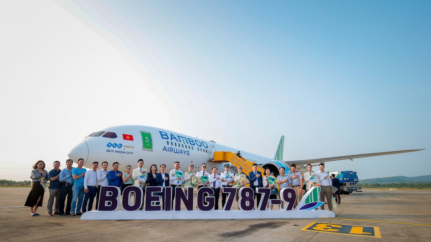 bamboo airways don may bay boeing 787 9 dreamliner mang ten quy nhon city