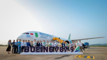 Bamboo Airways đón máy bay Boeing 787-9 Dreamliner mang tên 'Quy Nhon City'