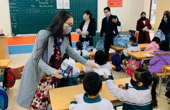 Phú Thọ: Làm sạch trường lớp trong thời gian học sinh nghỉ phòng dịch Corona