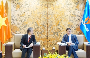 Tổng Giám đốc Petrovietnam Lê Mạnh Hùng tiếp Tổng Giám đốc Công ty Dầu khí Nhật - Việt (JVPC)