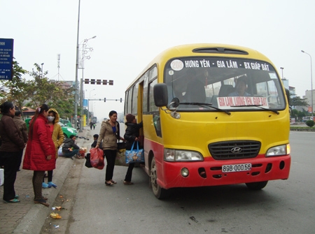 Giảm 50% tần suất xe buýt từ Hà Nội đi Hưng Yên, Hải Dương, Bắc Ninh