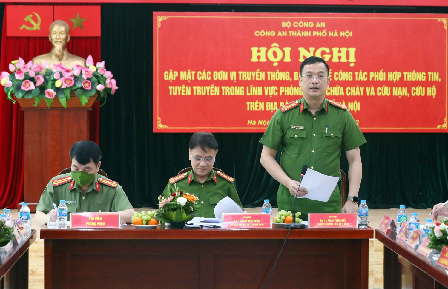 Công an TP Hà Nội đối thoại với báo chí về tác nghiệp tại các vụ cháy