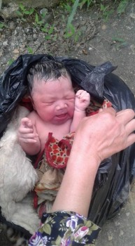 Phú Thọ: Bé sơ sinh bị bỏ rơi trong túi nilon