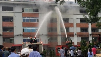 Cháy tại Bệnh viện Đa khoa Tuyên Quang