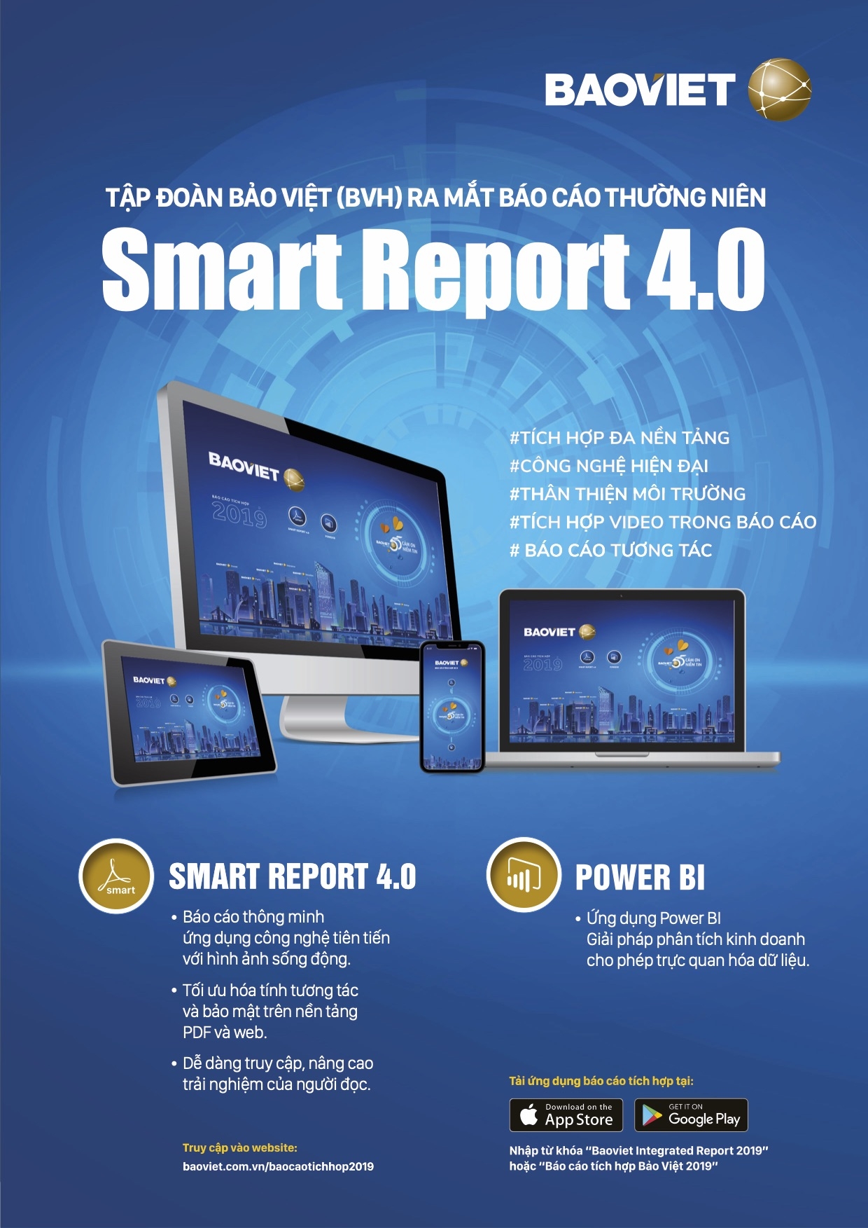 Tập đoàn Bảo Việt (BVH) ra mắt Báo cáo thường niên Smart Report 4.0
