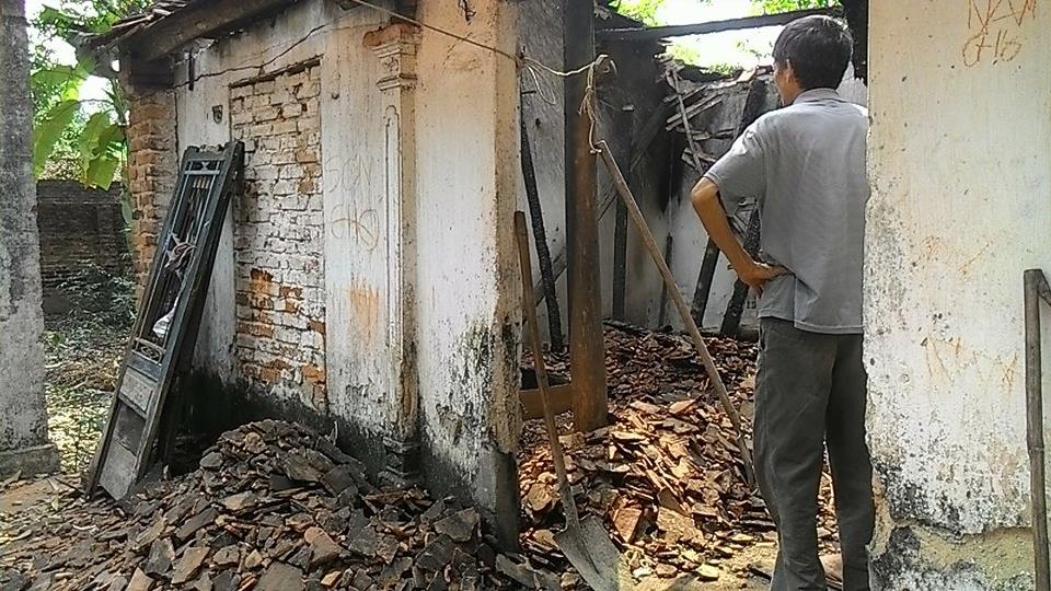 Bắc Giang: Phát hiện thi thể người đàn ông chết cháy trong căn nhà hoang