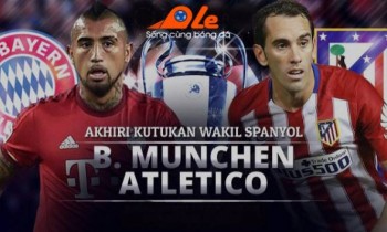 Link xem trực tiếp bóng đá: Bayern Munich vs Atletico Madrid