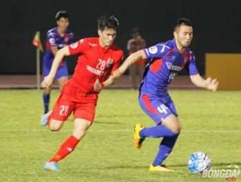 FC Tokyo vs B. Bình Dương: Công Vinh 2 lần sút trúng khung gỗ