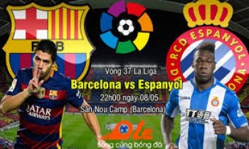Link xem trực tiếp bóng đá: Barcelona vs Espanyol