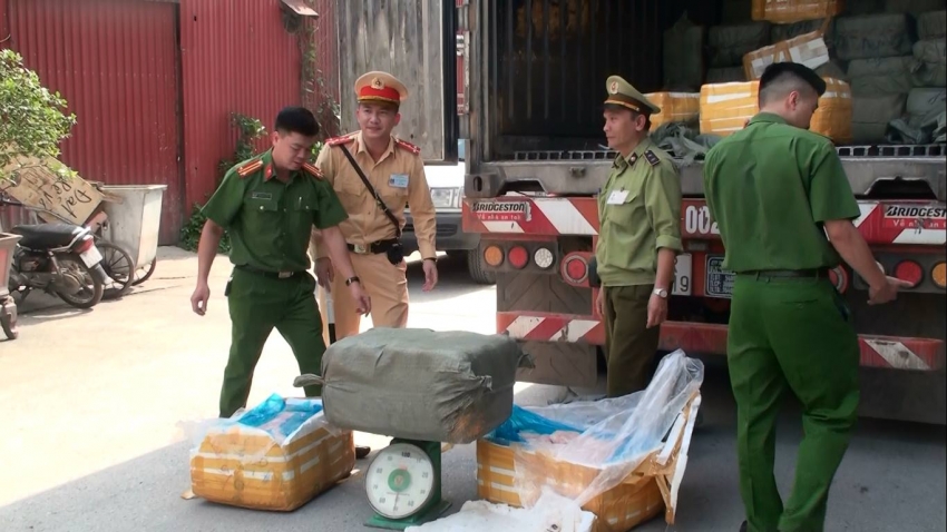 Chặn hơn 10 tấn nầm lợn "bẩn" từ Lạng Sơn vào Nam tiêu thụ