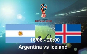 Xem trực tiếp bóng đá Argentina vs Iceland ở đâu?