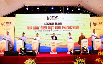 T&T Group khánh thành Nhà máy điện mặt trời Phước Ninh