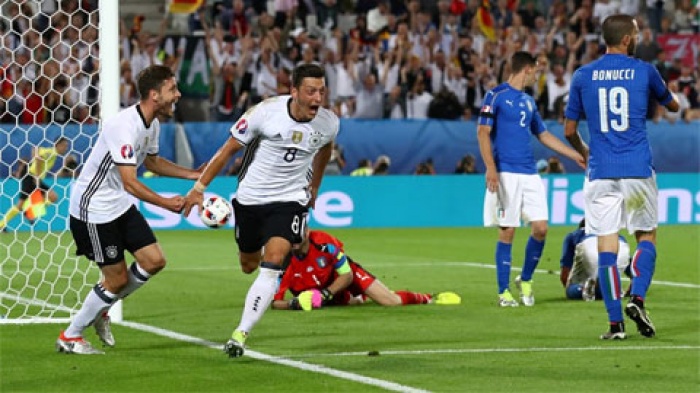 [VIDEO] Đức vs Italia (1-1; pen 6-5): 'Xe tăng' vào bán kết