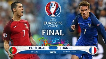 Chung kết EURO Bồ Đào Nha vs Pháp: Ronaldo 'hít khói' Griezmann