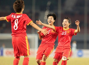 ĐT nữ Việt Nam thắng dễ ĐT nữ Philippines (4-0)