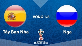 Lịch thi đấu World Cup ngày 01/07: Tây Ban Nha đấu Nga