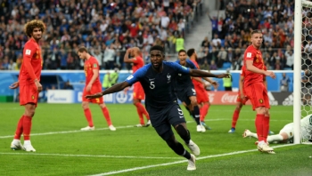 Kết quả World Cup 2018: Umtiti đưa Pháp vào chung kết