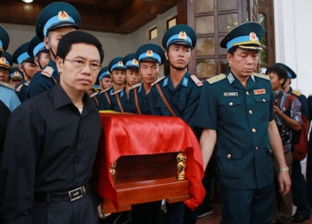 Lễ Truy điệu hai phi công hy sinh ở Nghệ An